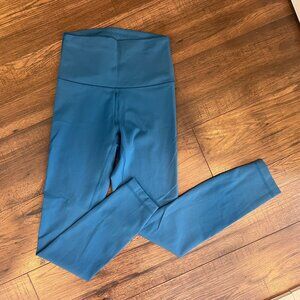 Lululemon Wunder Train leggings size 4 in capri blue